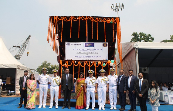 First diving support craft under the DSC project for Indian Navy launched in West Bengal