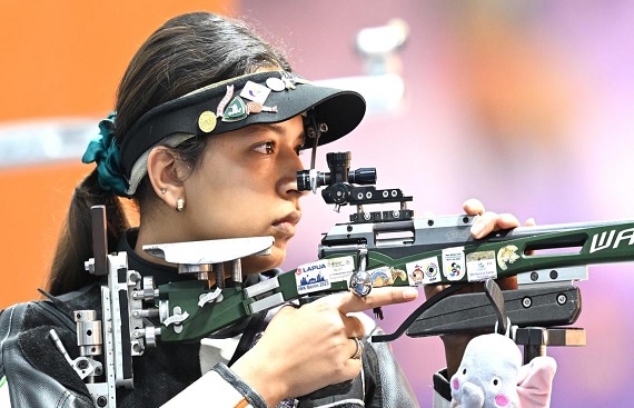 Indias Shooting Star Samra Clinches Fourth Asian Championship Gold