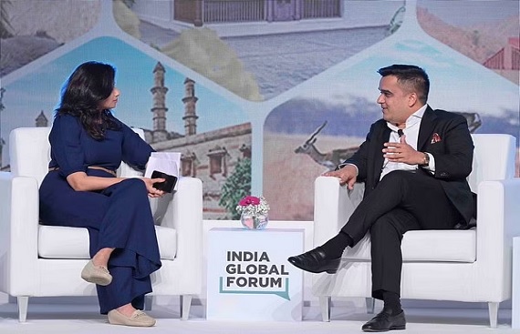 Gujarat Home Minister attends India Global Forum, discusses business opportunities