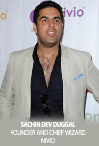 Sachin Dev Duggal, Founder and Chief Wizard, nivio