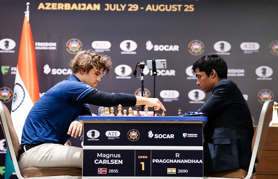 The 2023 World Cup Final will feature the youngest chess prodigy Praggnanandhaa takes on Carlsen