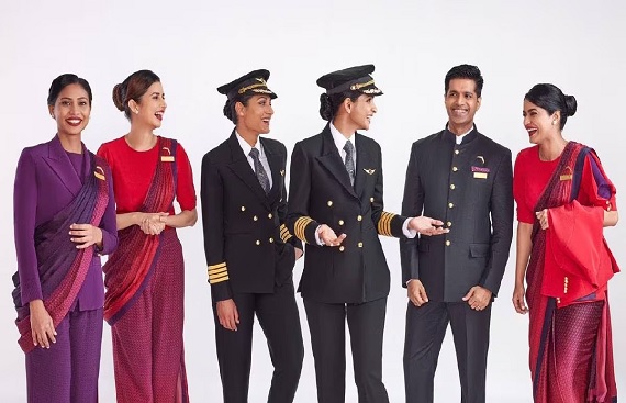 Air India Reveals New Manish Malhotra-Designed Crew Uniforms
