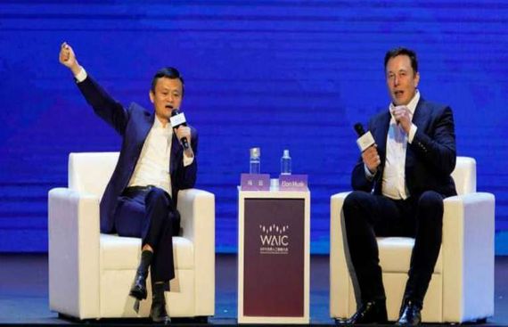 Musk Crosses Swords with Jack Ma Over AI Capabilities