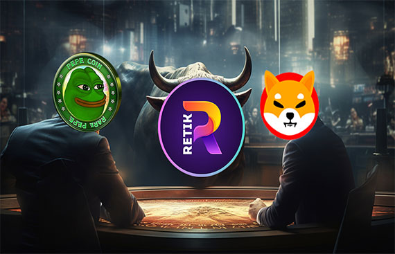 Pepe (PEPE) and Shiba Inu (SHIB) witness selloff, investors rush to buy Bonk (BONK) and Retik Financ