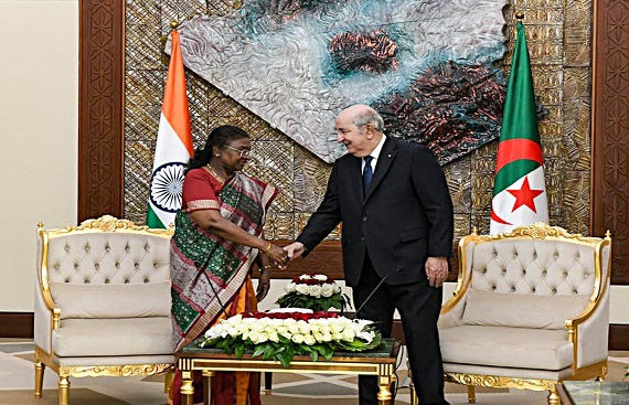 India-Algeria Economic Forum: President Murmu Calls for Improved Collaboration