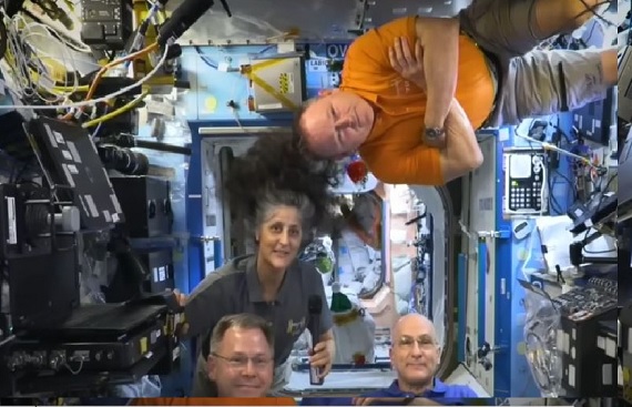 Sunita Williams Celebrates Thanksgiving in Space