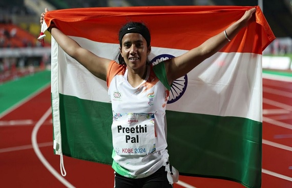Preeti Pal Wins Bronze in Women's 100m T-35 at Paris Paralympics
