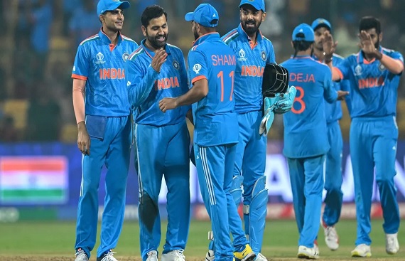 WC: India's unbeaten streak continued as they defeated Netherlands by 160 runs