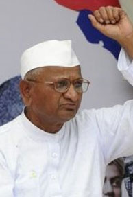 Anna Hazare's struggle  wins as government bends