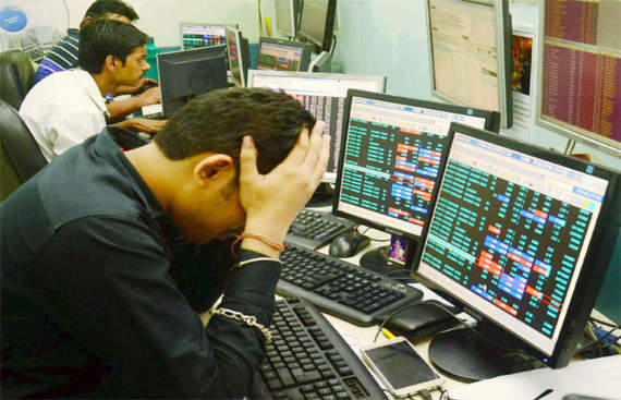 Bears take hold of market, Sensex crashes 1,100 pts