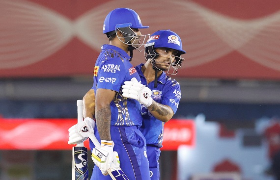 IPL 2023: Ishan-Suryakumar show helps Mumbai chase down 215, beat Punjab by six wickets