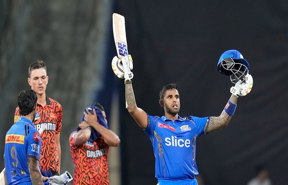 TATA IPL 2024: Surya's Century Powers Mumbai to 7-Wicket Win Over SRH