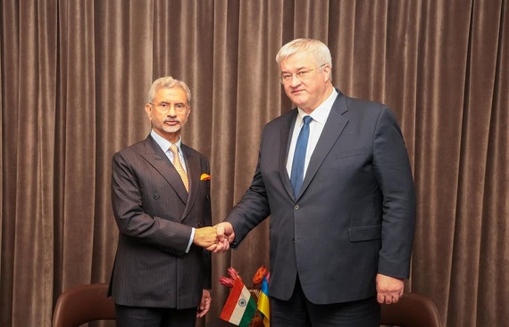 Jaishankar Holds Key Talks with Ukrainian FM at MED Dialogues