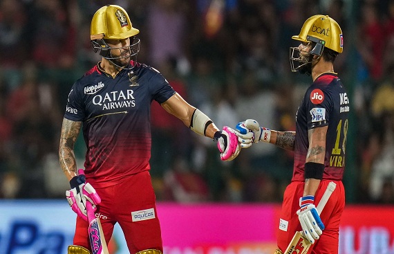 IPL 2023: Kohli, Du Plessis power RCB to thumping 8-wicket win over Mumbai Indians