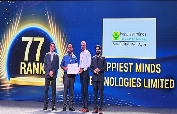 Happiest Minds Technologies Limited is among Top 100 India’s Best Companies to Work For 2023