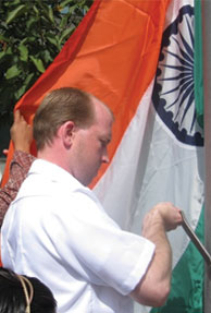 Indian Independence Day Celebrated At the Stamford Govt. Centre