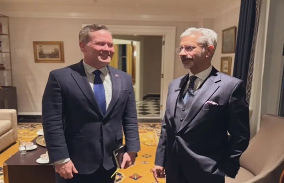 EAM Jaishankar Meets Trump’s NSA Nominee Michael Waltz