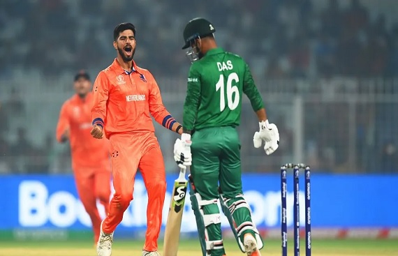 WC: Netherlands stuns Bangladesh by 87 runs thanks to excellent bowling and Scott Edwards' fifty