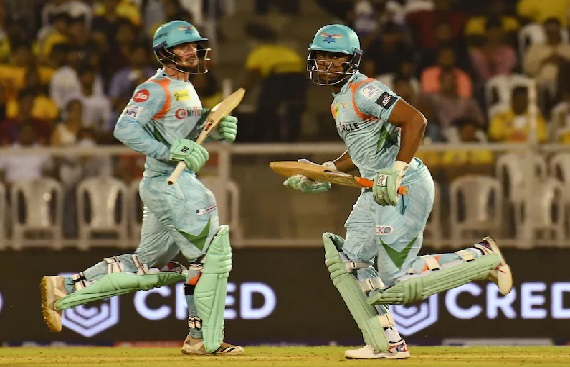 LSG's De Kock, Lewis outshine against CSK LSG's De Kock, Lewis outshine against CSK