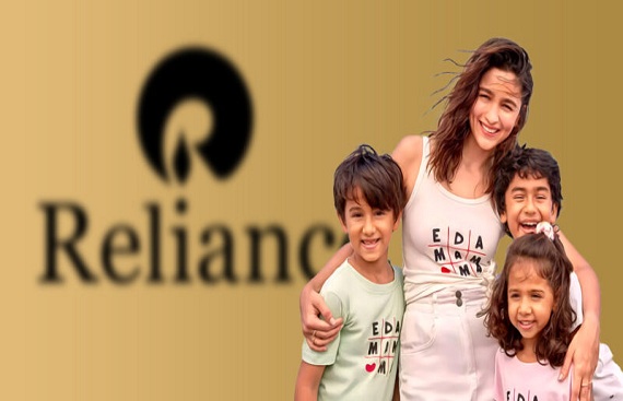 Reliance Retail Ventures Limited signs a joint venture with Alia Bhatt's Ed-a-Mamma for Majority Stake