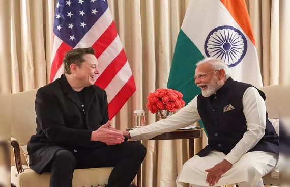 PM Modi Meets Elon Musk, Set for Bilateral Talks with Trump