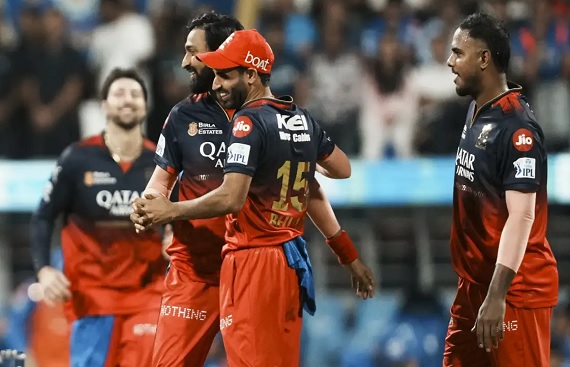 RCB Defeat MI by 12 Runs in Thrilling Clash at Wankhede