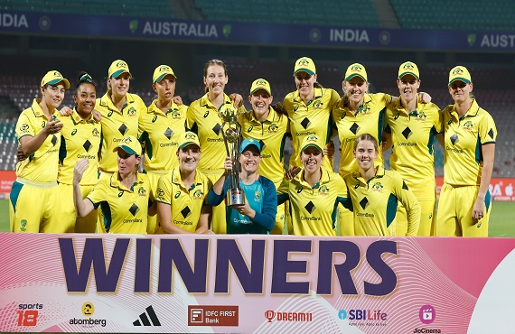 Healy and Mooney Fifties Lead Australia Women to 2-1 Series Win Over India
