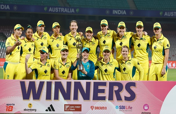 Healy and Mooney Fifties Lead Australia Women to 2-1 Series Win Over India