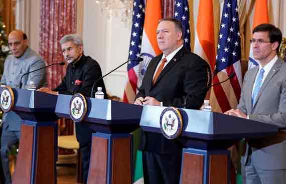 Readout of U.S.-India 2+2 Intersessional and Maritime Security Dialogues