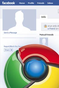 Google Chrome aims Indian users through Facebook