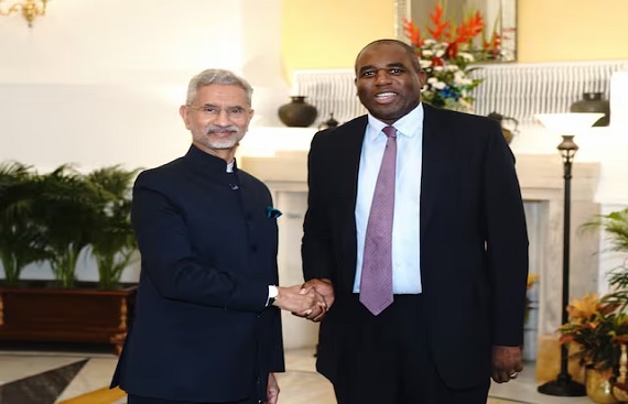 EAM Jaishankar and UK Foreign Secretary Lammy Focus on Strategic Partnership