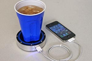 New Technology To Charge Your Phone With Cold Beer Or Hot Coffee
