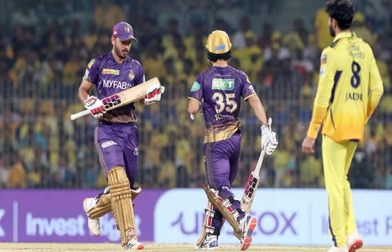 IPL 2023: Nitish Rana, Rinku Singh slam fifties, help Kolkata register clinical six-wicket win over Chennai