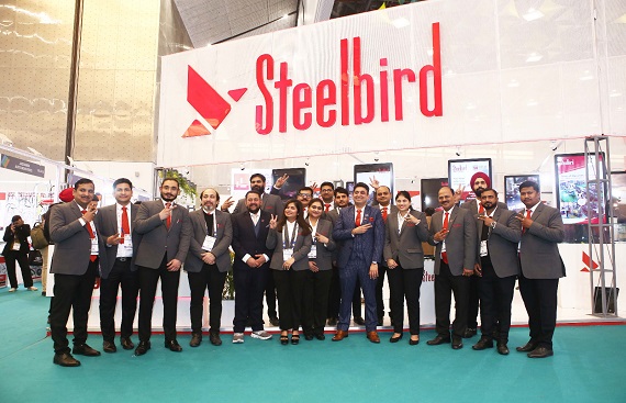 Steelbird International showcases a vast Product Portfolio at Bharat Mobility Auto Expo-2025