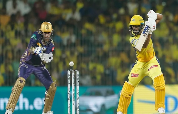 TATA IPL 2024: Gaikwad's Unbeaten 67 Leads CSK to Victory, Ends KKR's Winning Streak