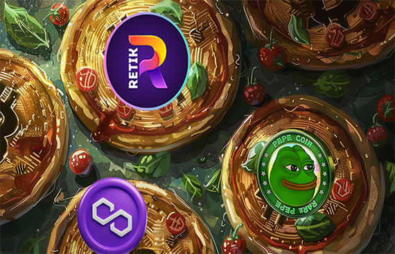 3 Cryptos Cheaper Than a Pizza That'll Help You Retire Before Your Friends Even Start Saving: Retik Finance (RETIK), Pepe Coin (PEPE), and Polygon (MATIC)