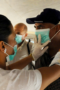 Indians determined to combat the H1N1 flu