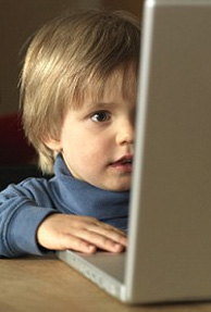 Mothers hook to internet for shopping for  children