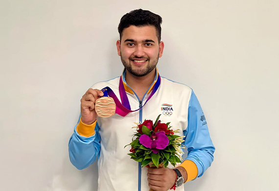 Youngest Athlete Anish Bhanwala brings global acclamation in Asian games 2023