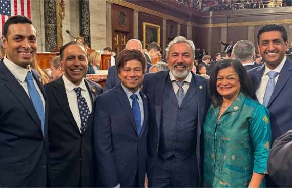 Six Indian Americans Take the Oath in Historic US House Milestone