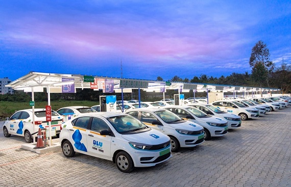 An Indian ride-hailing business called BluSmart challenges Uber with its fleet of electric cars