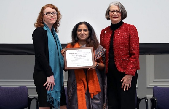 India Receives 'Measles and Rubella Champion' Award for Outstanding Public Health Efforts