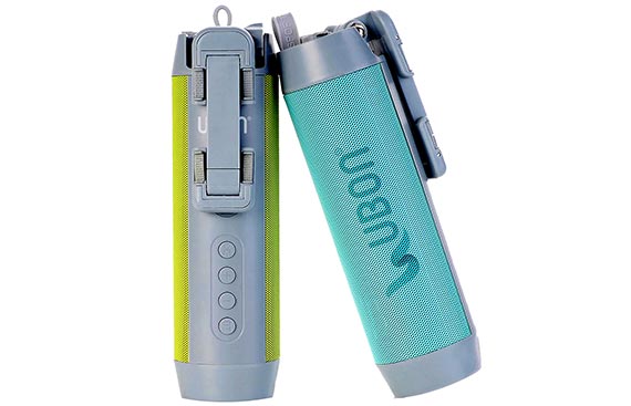 All In One - Portable Speaker, Power Bank, Torch & A Selfie Stick In UBON 5 In 1 Bluetooth Speaker