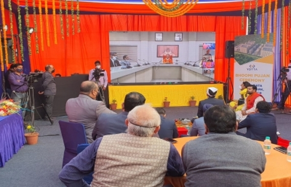 Yotta Infra lays foundation stone of Rs 7,000 crore data centre park in UP