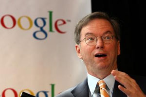 Google's Eric Schmidt Lands In India;Tells Govt To Stop Internet Control