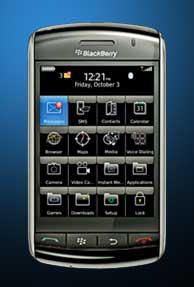 RIM unveiling its new touchscreen BlackBerry Storm