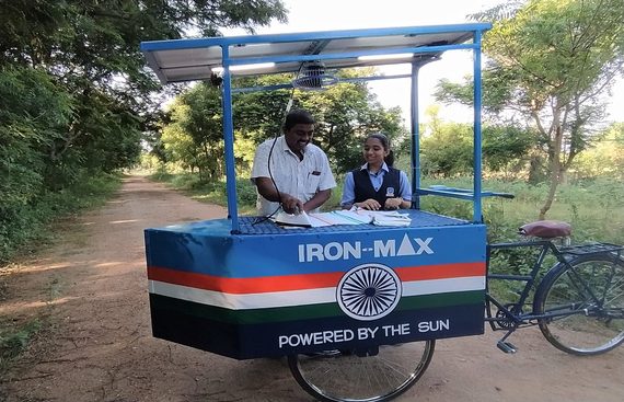 Indian Teen's 'Solar Iron Cart' Idea Adjures World Focus on Clean Energy