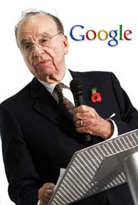 Rupert Murdoch to take news off Google