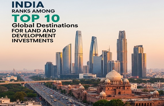 India Ranks Among Top 10 Global Destinations for Land and Development Investments