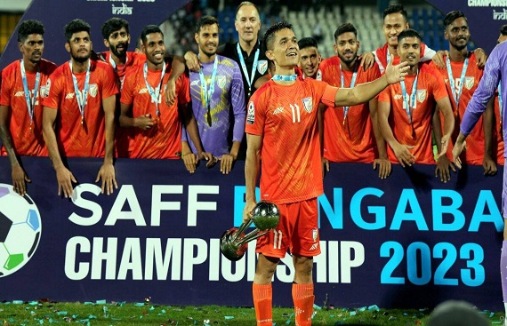 SAFF Championship: India defeated Kuwait on penalties to win its ninth championship